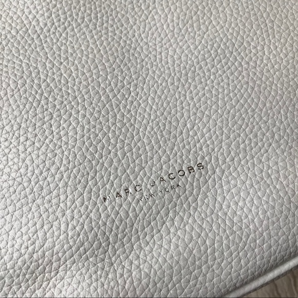 😍 NWT MARC JACOBS Pike Place Leather Hobo White - Picture 6 of 8